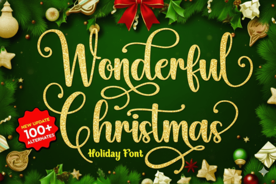 Wonderful Christmas Font